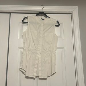 theory sleeveless blouse